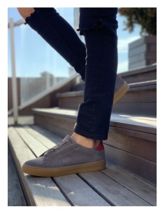 Duefratelli gray suede shoes 2