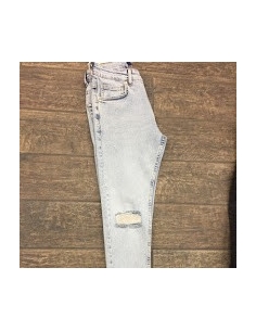 Jean en denim bleu clair pour homme