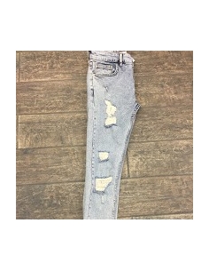 Jean en denim bleu clair pour homme