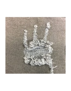 Erkek Koyu Siyah Denim Jeans 2