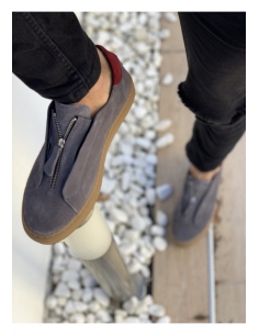 Duefratelli gray suede shoes