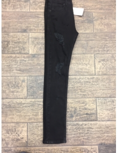 Men's black denim jeans