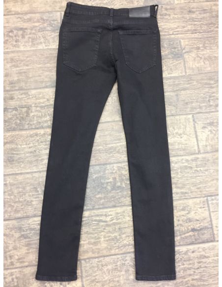 Jean en denim noir pour homme