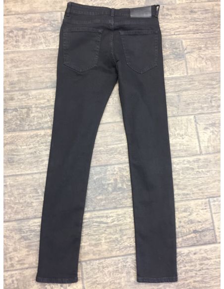 Men's black denim jeans