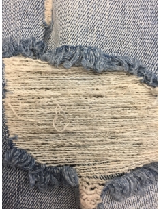 Jean en denim bleu clair pour homme 2