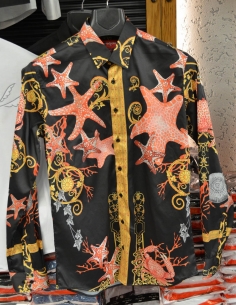 Premium men shirt gold new...