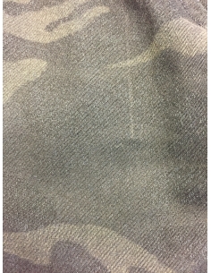 Erkek kot zink şort baskılı 2