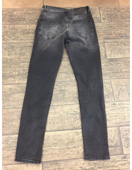 Men's denim black jeans