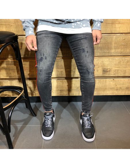 Jean noir tendance pour hommes