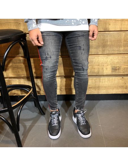 Jean noir tendance pour hommes