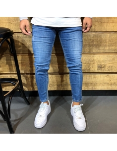 Erkekler Tasarımlı Blur Jeans