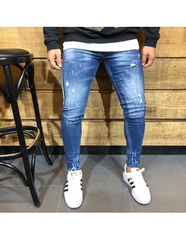 Men's Trendy Blue Jeans