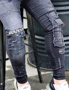Jeans à poche