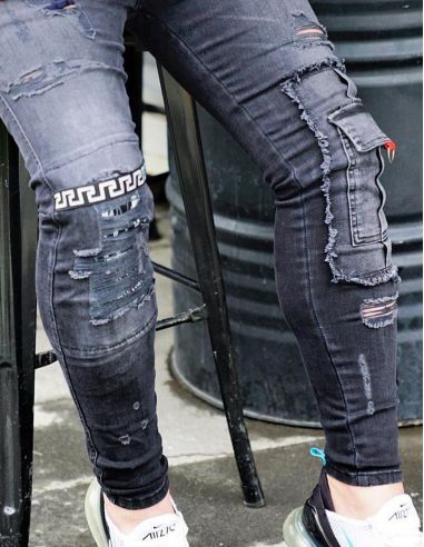 Jeans distressed for men Model 3