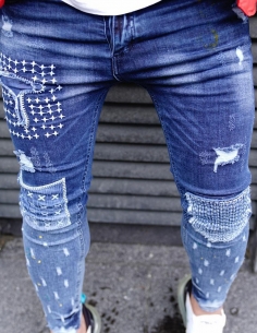 Jeans distressed for men Model 3