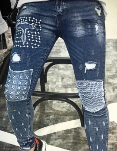 Jeans distressed for men... 2