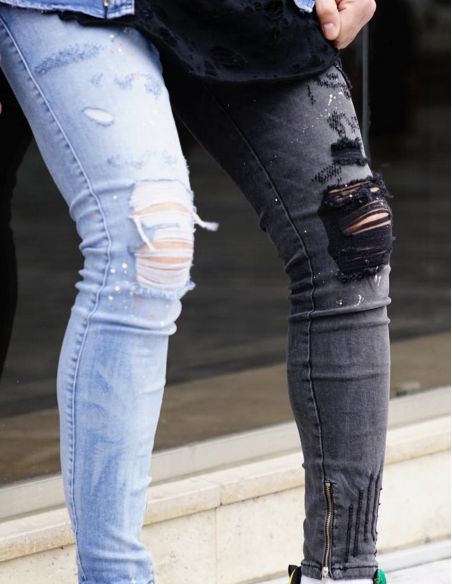 Jeans distressed for men Model 3