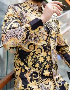 Premium men shirt gold new collection Model 7