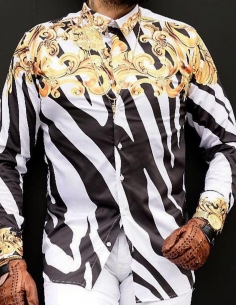 Premium men shirt gold new collection Model 7