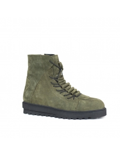 A-028 Haki Yeşil Deri Erkek Bot