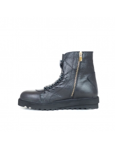 A-028 Siyah Deri Erkek Bot 2