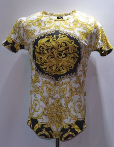 Tshirt for men gold pattern