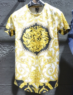 Tshirt for men gold pattern