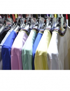 T-shirt col rond homme bicolore 2