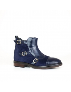 A-020 Lacivert Erkek Deri Bot