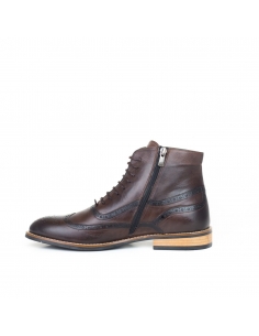 A-019 Kahve Deri Erkek Bot 2