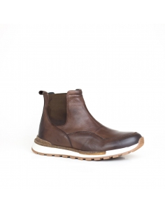 A-017 Kahve Deri Erkek Bot