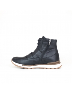 A-015 Siyah Deri Erkek Bot 2