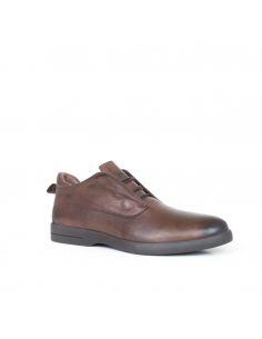 A-010 Kahve Deri Erkek Bot