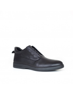 A-010 Siyah Deri Erkek Bot