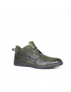 A-010 Haki Yeşil Deri Erkek Bot