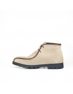 A-009 Bej Deri Erkek Bot 2