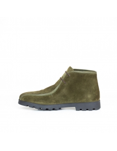 A-009 Haki Yeşil Deri Erkek Bot 2