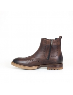 A-007 Kahve Deri Erkek Bot 2