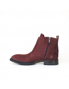A-005 Bottes pour hommes en cuir moutarde 2