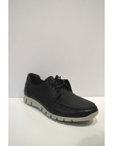 Black Leather Sneaker semi-formal
