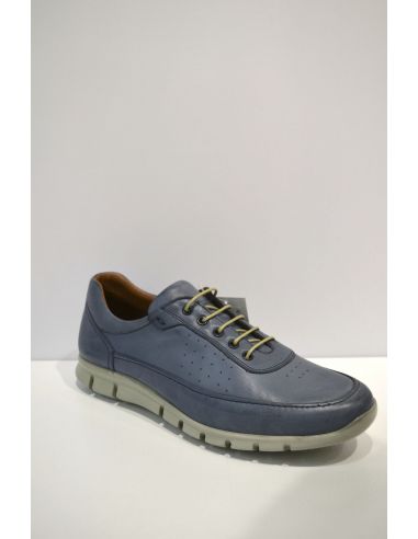 Light Blue Leather Sneaker comfort