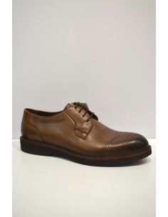 Men Brown Leather Loafers