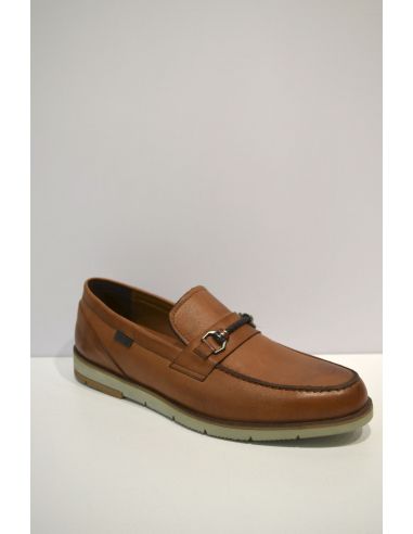 Light Brown Leather Moccasins