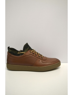 Brown Leather Sports Sneaker 2