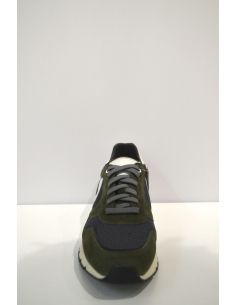 Green Mixed Leather Sports casual 2