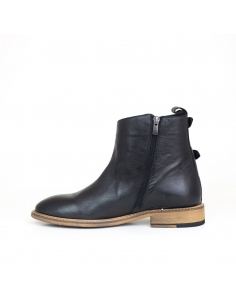 Bottes hommes en cuir gris A-004 2