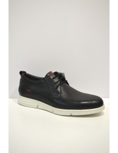 Black pointed Leather Sneaker 2