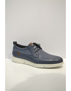 Light Blue pointed Leather Sneaker 2