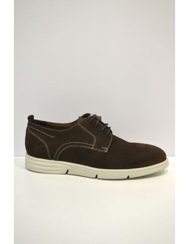 Dark Brown Leather Dress Sneaker