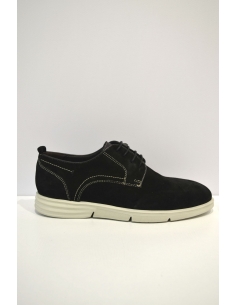 Black Leather Dress Sneaker
